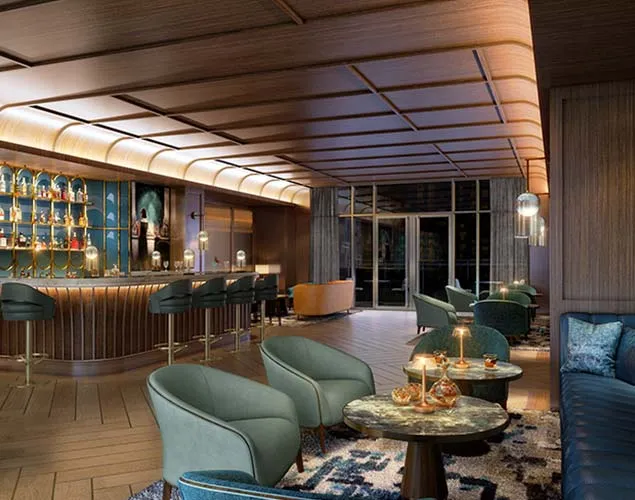 Luxury Residential Bar and Lounge Area